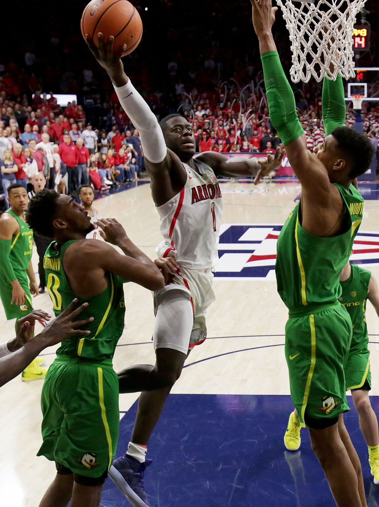 No. 17 Arizona Wildcats vs. University of Oregon Ducks (copy)